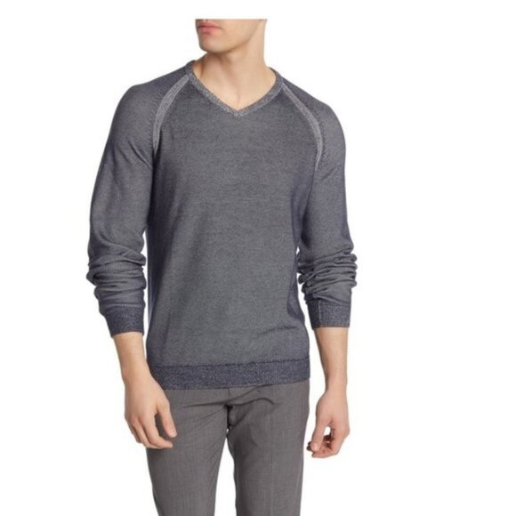 Tailor Vintage Reversible V-Neck Sweater - Picture 1 of 7